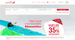 Desktop Screenshot of iberiaexpress.com