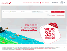 Tablet Screenshot of iberiaexpress.com